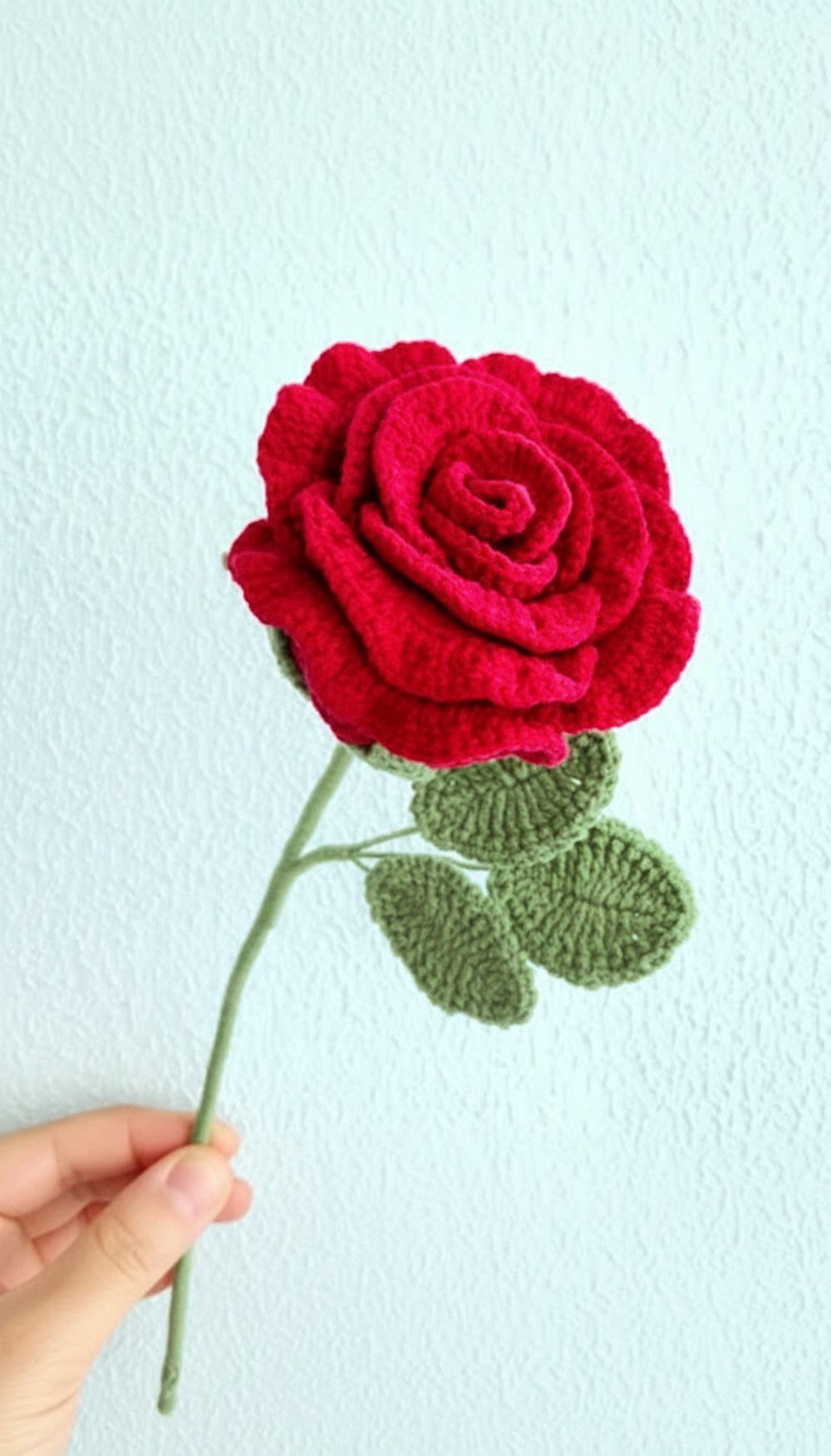 Beautiful Crochet Rose Pattern 8