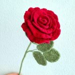 Beautiful Crochet Rose Pattern 9