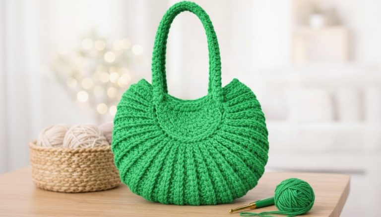 Beautiful Crochet Round Bag Pattern 8