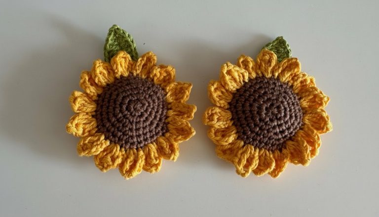 Beautiful Crochet Sunflower Pattern 8