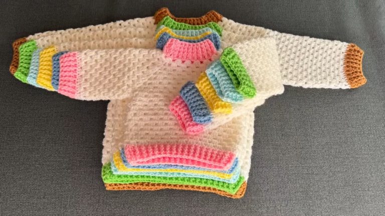 Beautiful Crochet Sweater Pattern 9