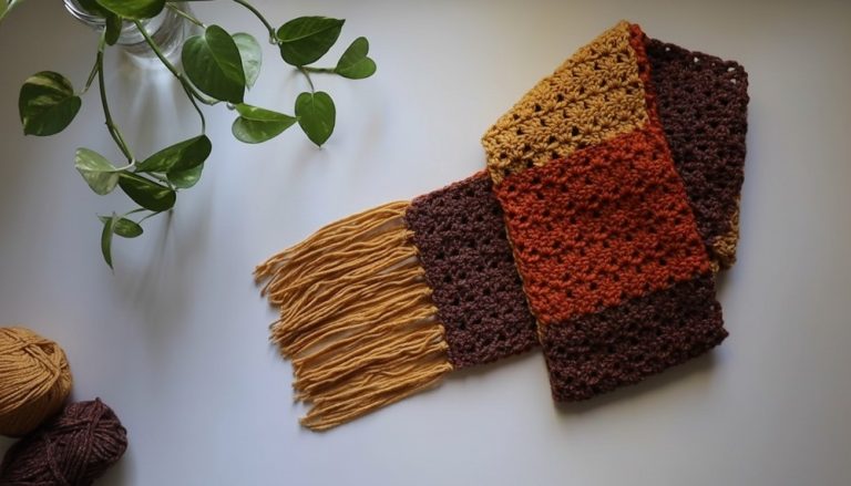 Cozy Fall Crochet Scarf Pattern 8