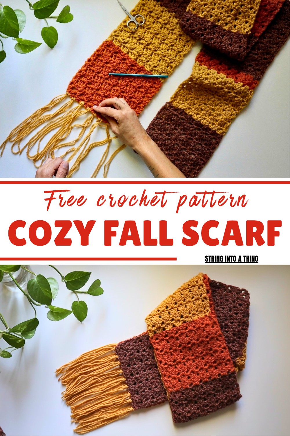 Cozy Fall Crochet Scarf Pattern
