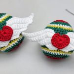 Crochet Angel Heart Egg Keychain Pattern 10