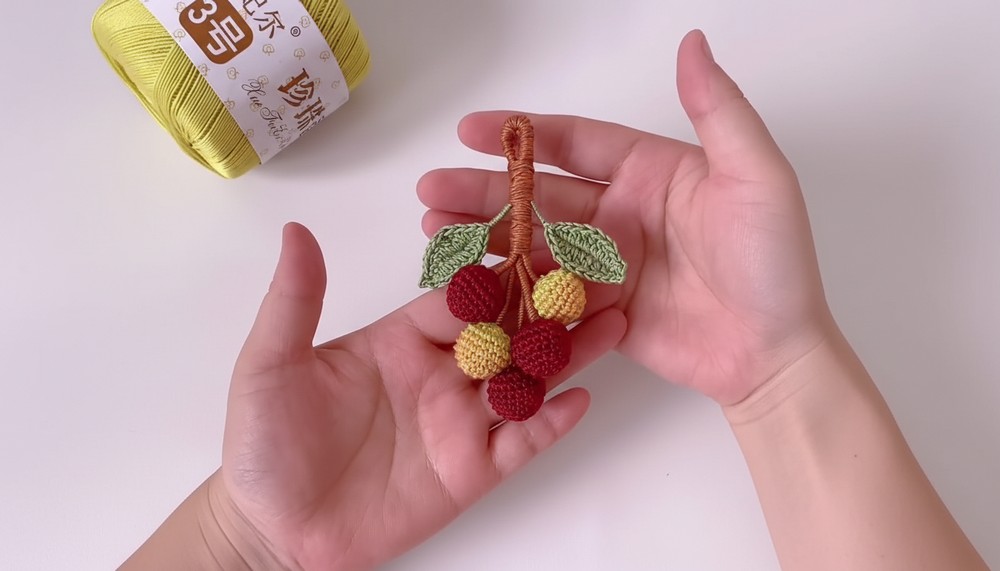 Crochet Bunch Of Lychees Pattern 6