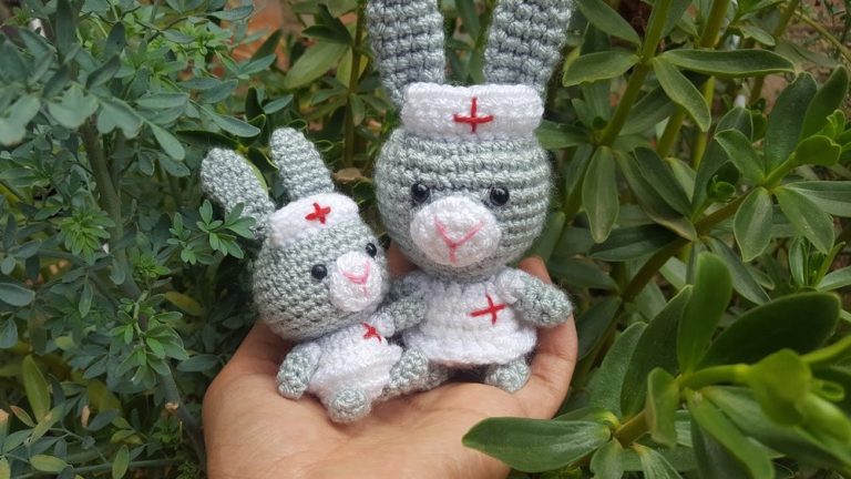 Crochet Bunny Nurse Amigurumi Pattern 8