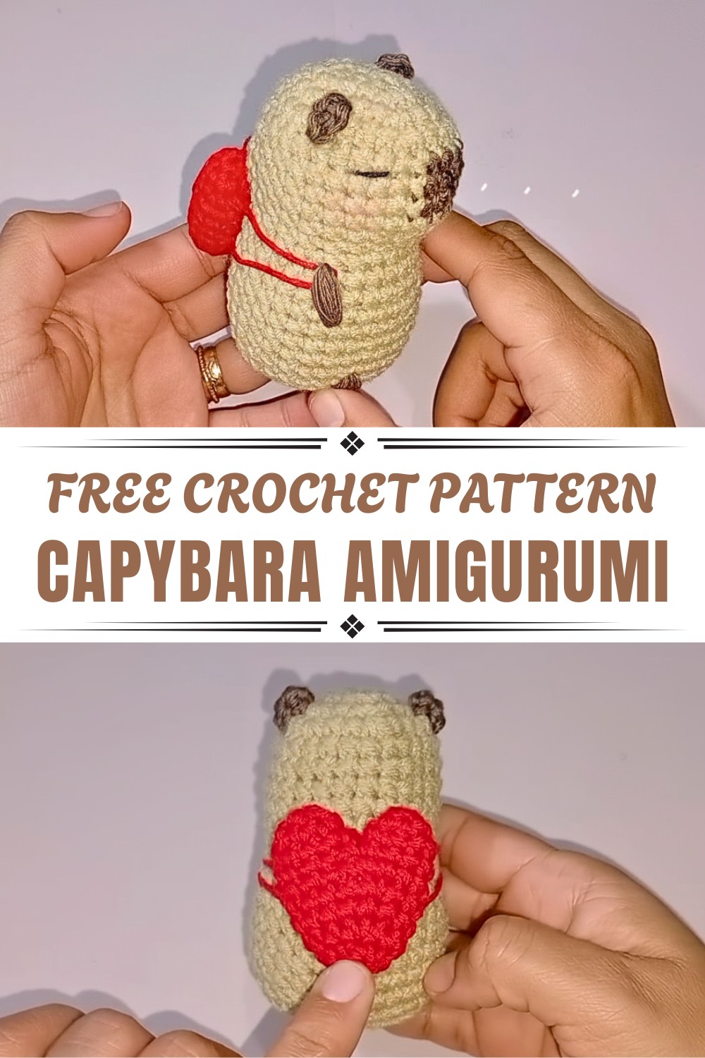 Crochet Capybara Amigurumi Pattern