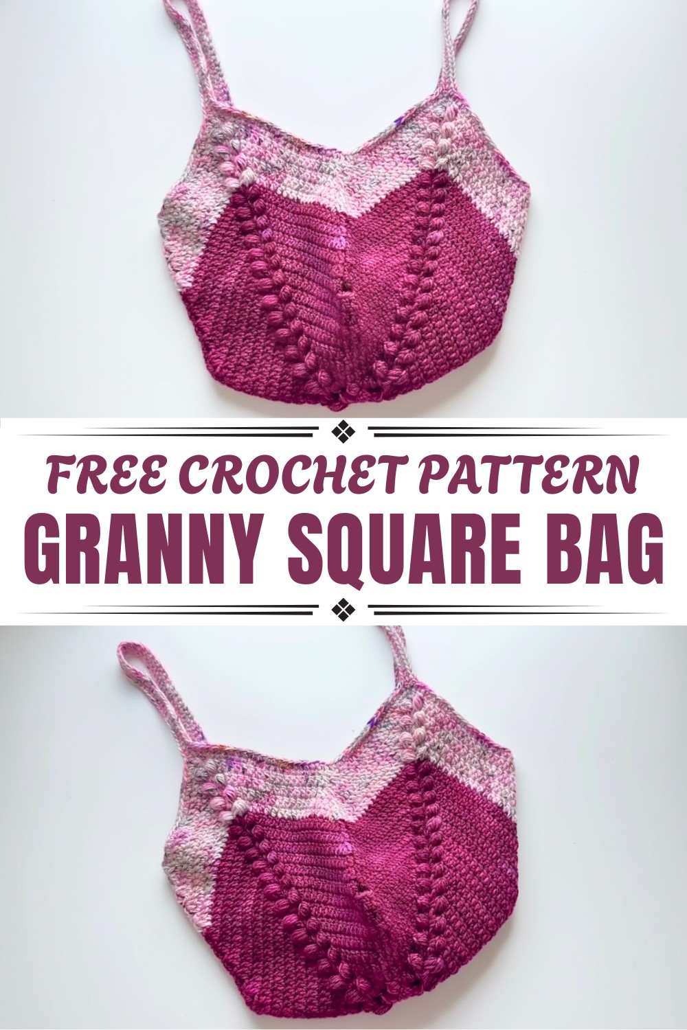 Crochet Granny Square Bag Pattern