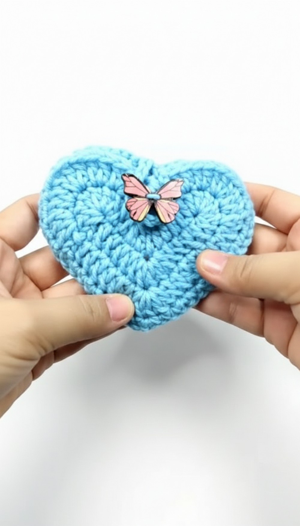 Crochet Heart Shaped Purse Pattern 7