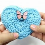 Crochet Heart Shaped Purse Pattern 8