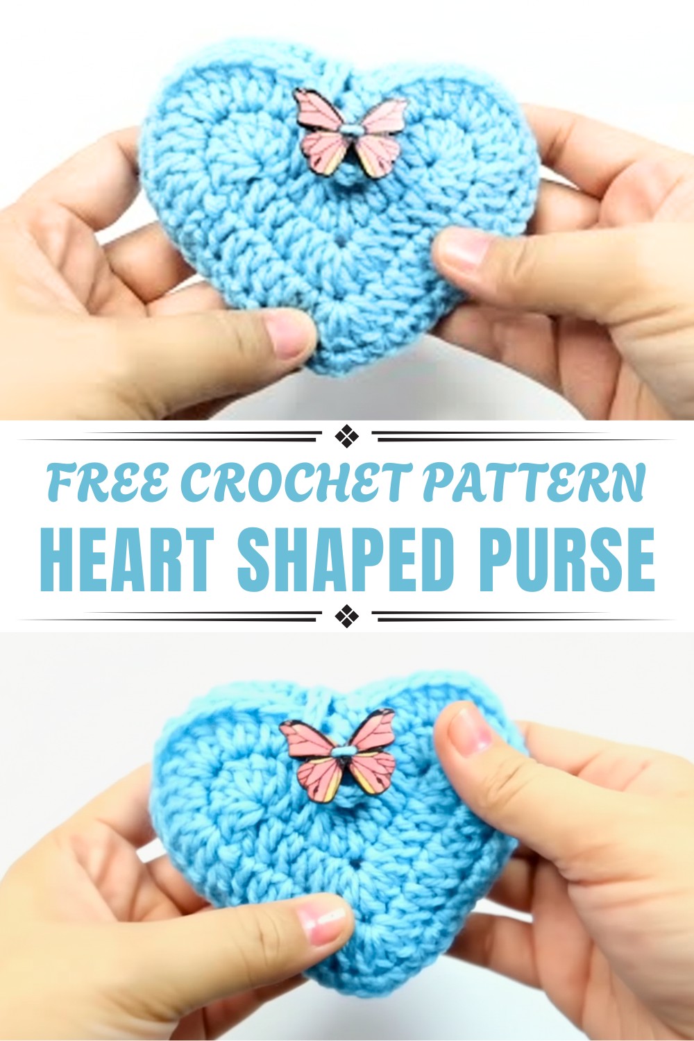 Crochet Heart Shaped Purse Pattern