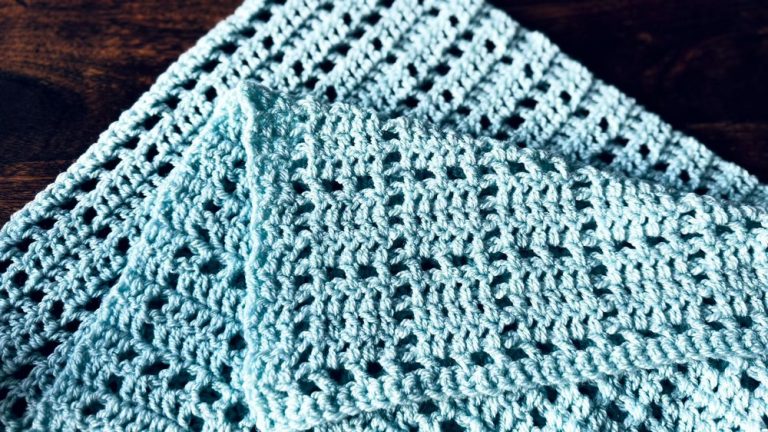Crochet Lightweight Baby Blanket Pattern 8