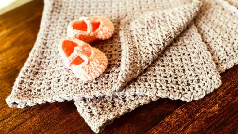 Crochet Lightweight Baby Blanket Pattern 8