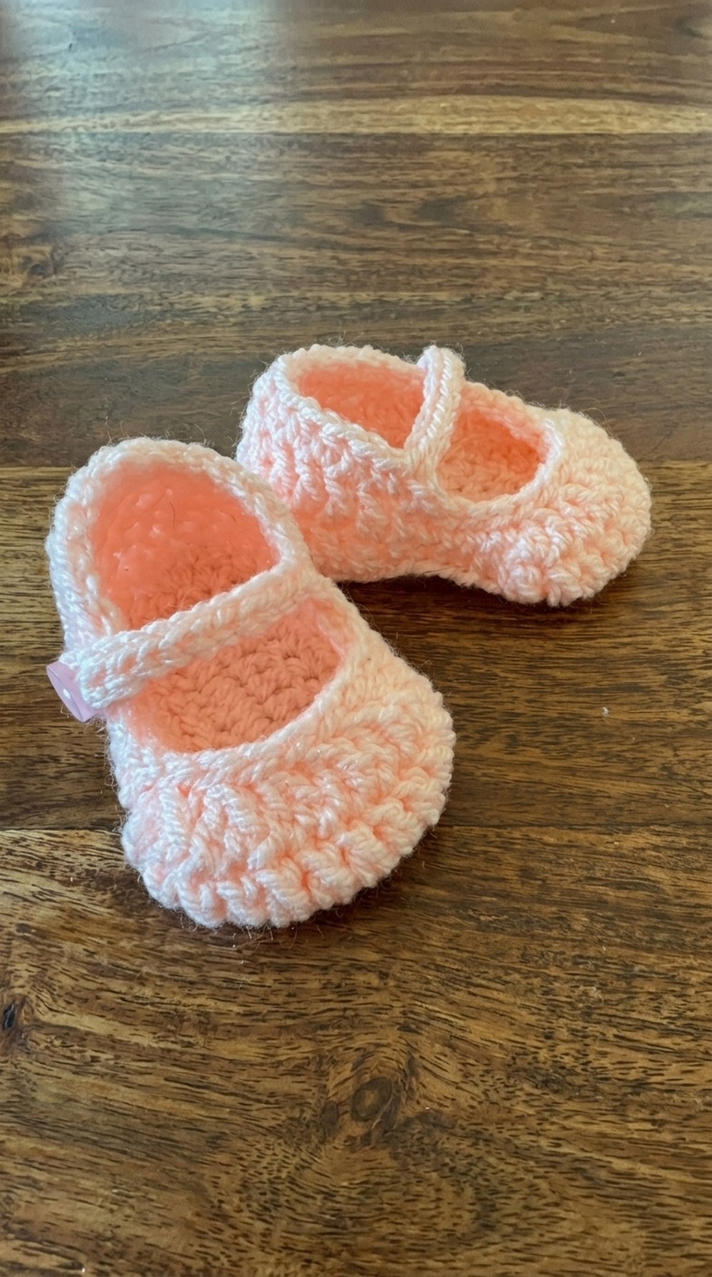 Crochet Mary Jane Baby Shoes Pattern 7