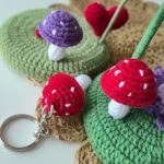 Crochet Mushroom Keychain Pattern 9