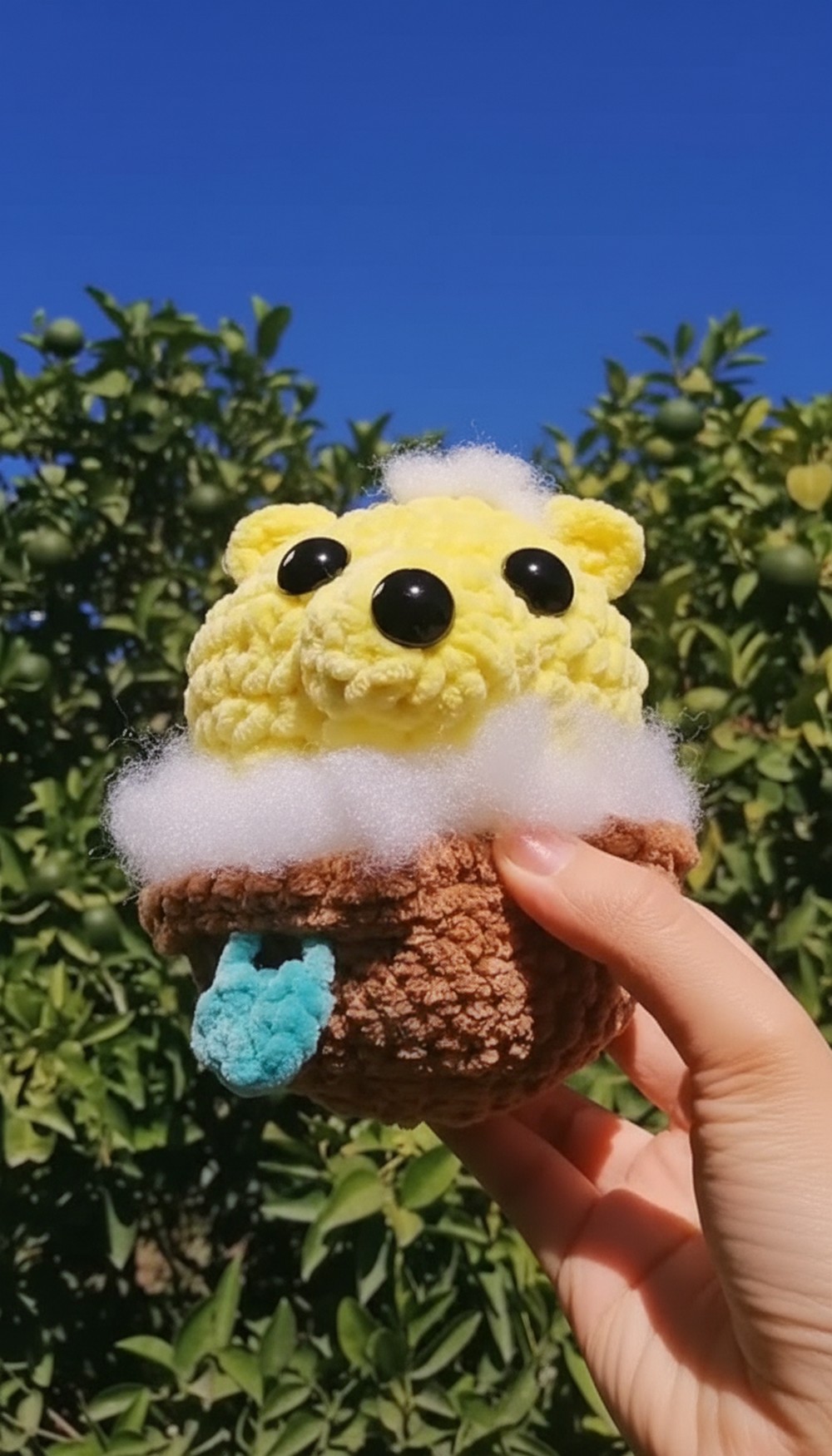 Crochet Pooh In The Bathtub Pattern 6