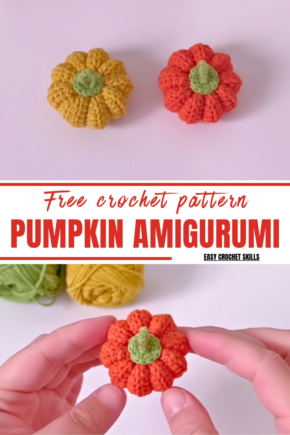 Crochet Pumpkin Amigurumi Pattern