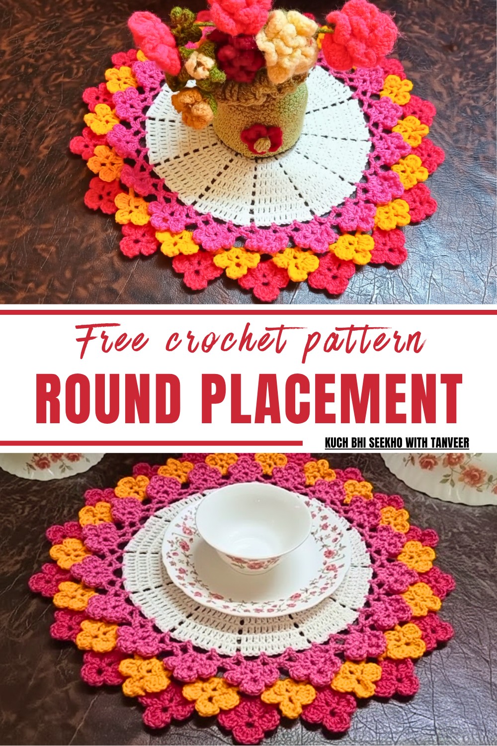 Crochet Round Placement Pattern