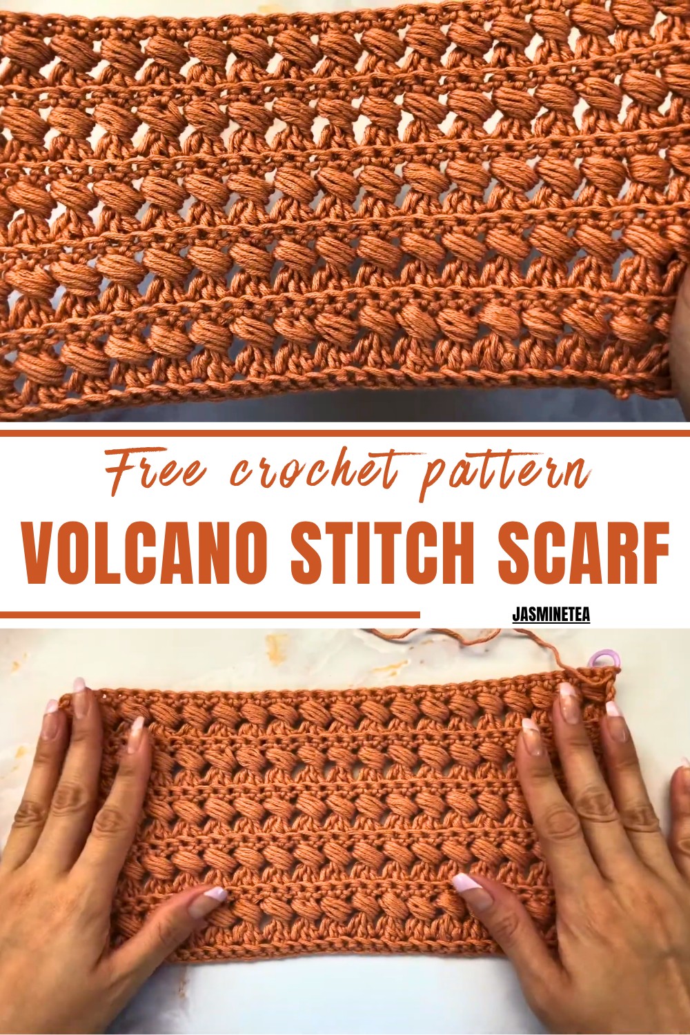 Trendy & Warm Crochet Volcano Stitch Scarf Pattern for Everyone - The ...