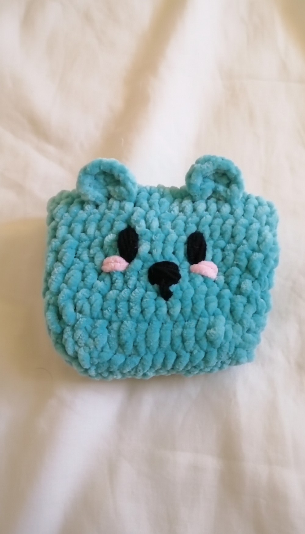 Cute Crochet Bear Wallet Pattern 7