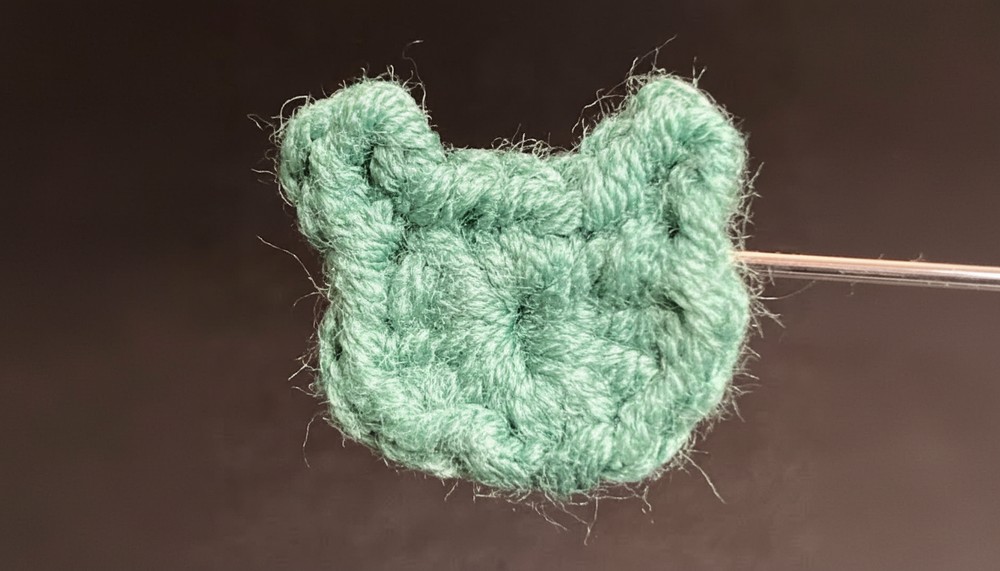 Cute Crochet Cat Head Pattern 7