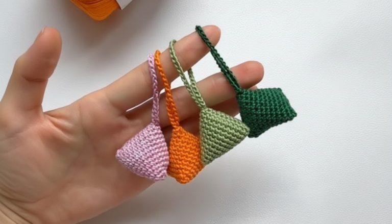 Cute Crochet Dumpling Sachet Pattern 8