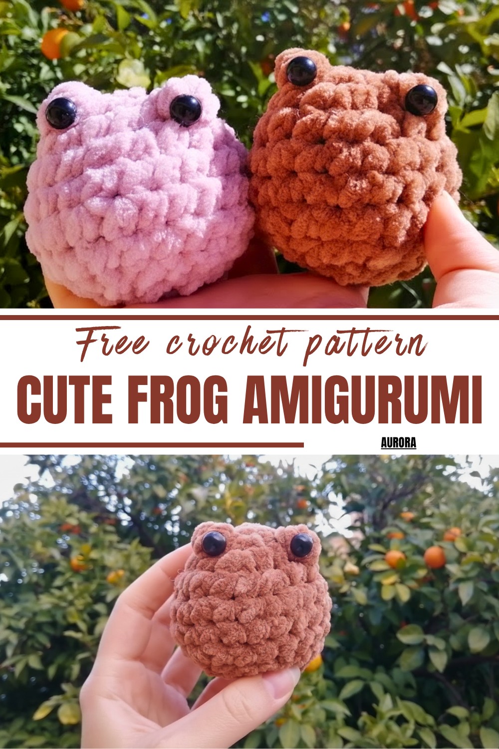 Cute Crochet Frog Amigurumi Pattern