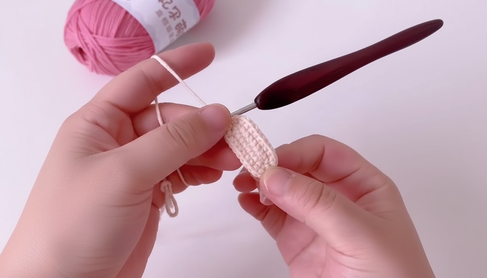 Cute Crochet Labubu Hairpin Pattern 3