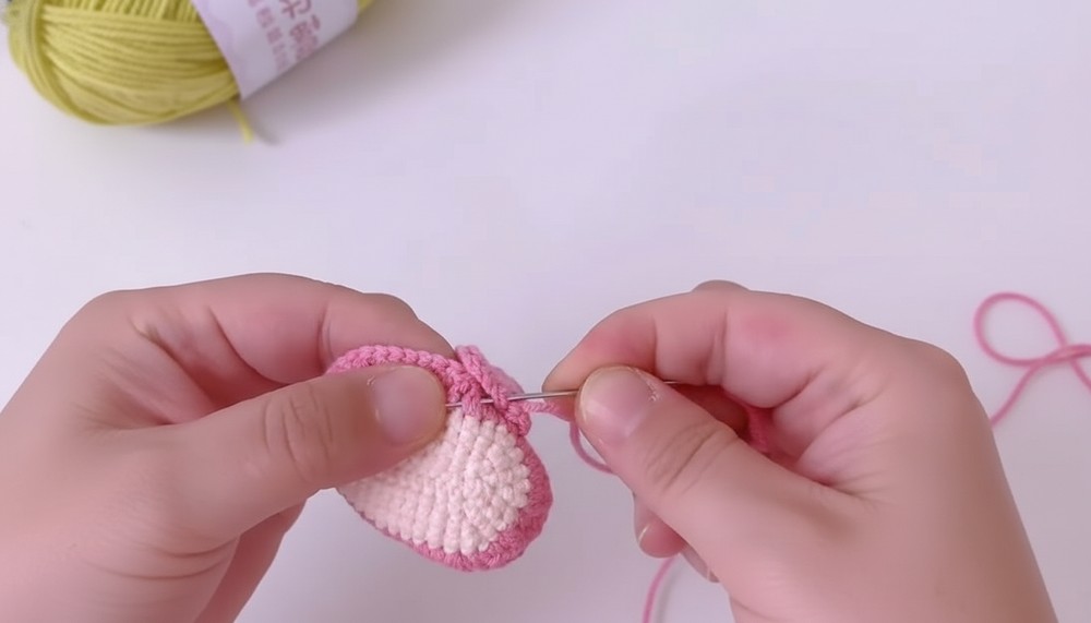 Cute Crochet Labubu Hairpin Pattern 4