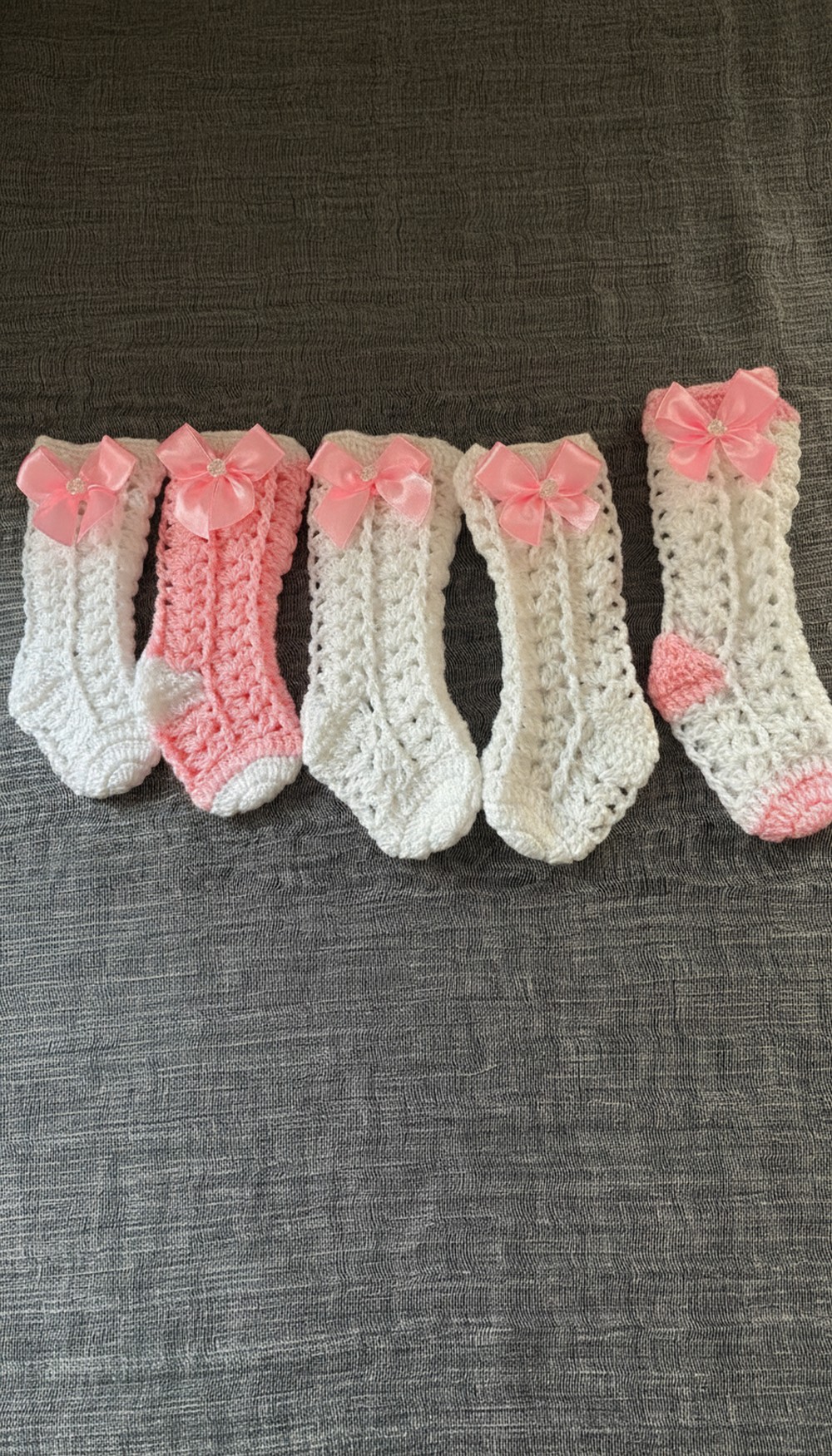 Easy Crochet Baby Socks Pattern 8