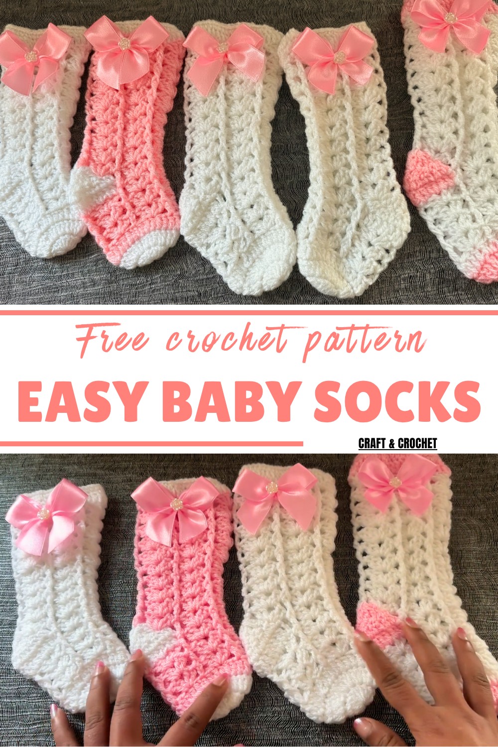 Easy Crochet Baby Socks Pattern