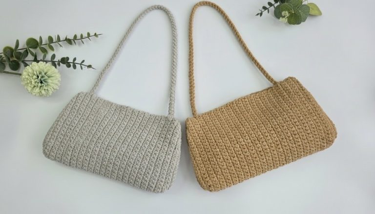 Easy Crochet Baguette Bag Pattern 9