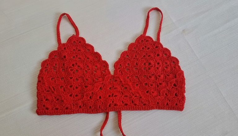 Easy Crochet Cropped Top Pattern 8