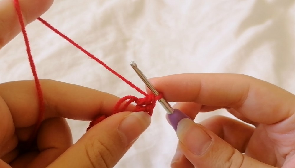 Easy Crochet Keychain Bow Pattern 3