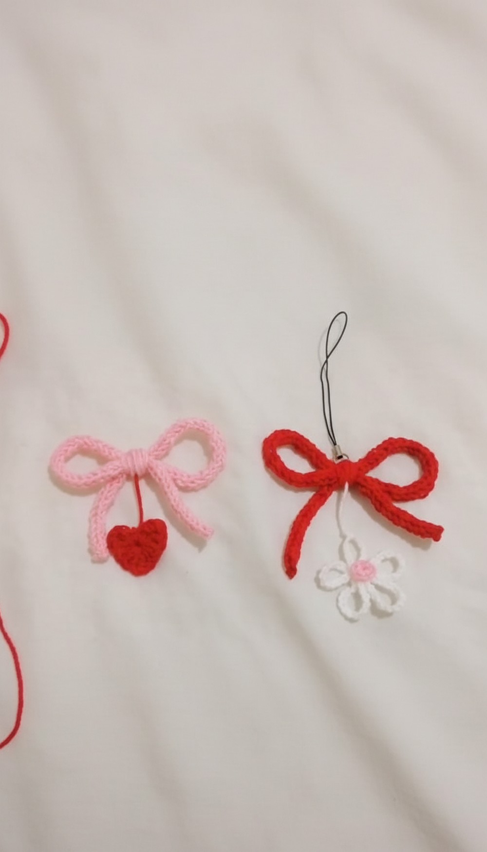 Easy Crochet Keychain Bow Pattern 5