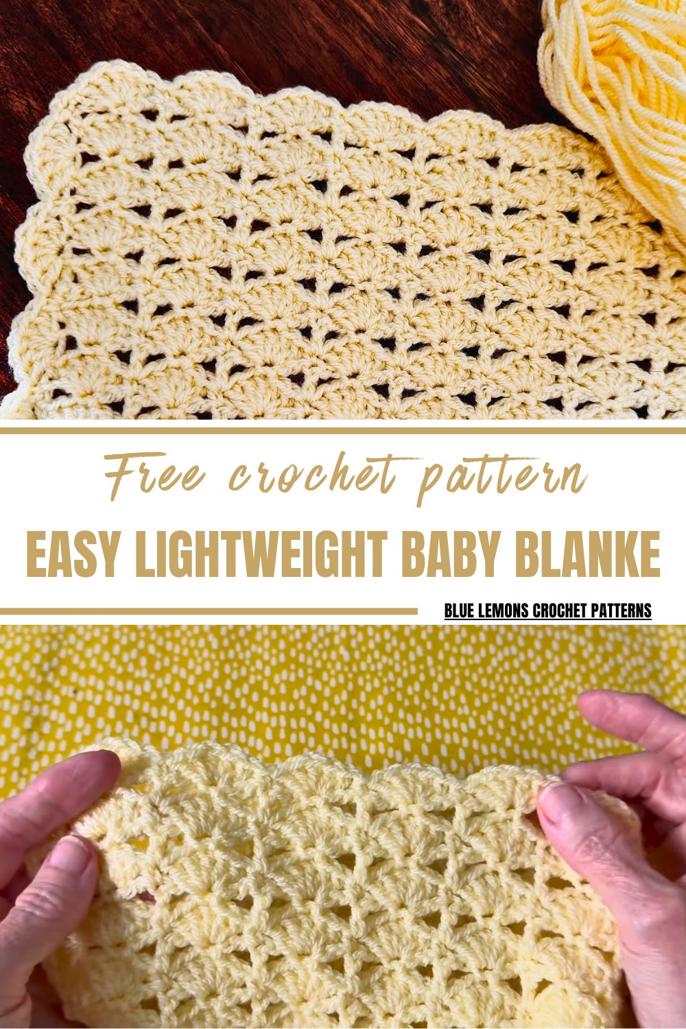 How to Crochet Lightweight Baby Blanket Pattern for Moms-to-Be - The ...