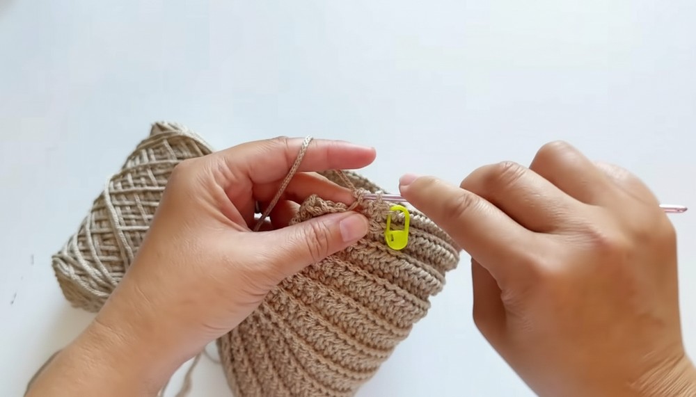 Easy Crochet Macrame Bag Pattern 4