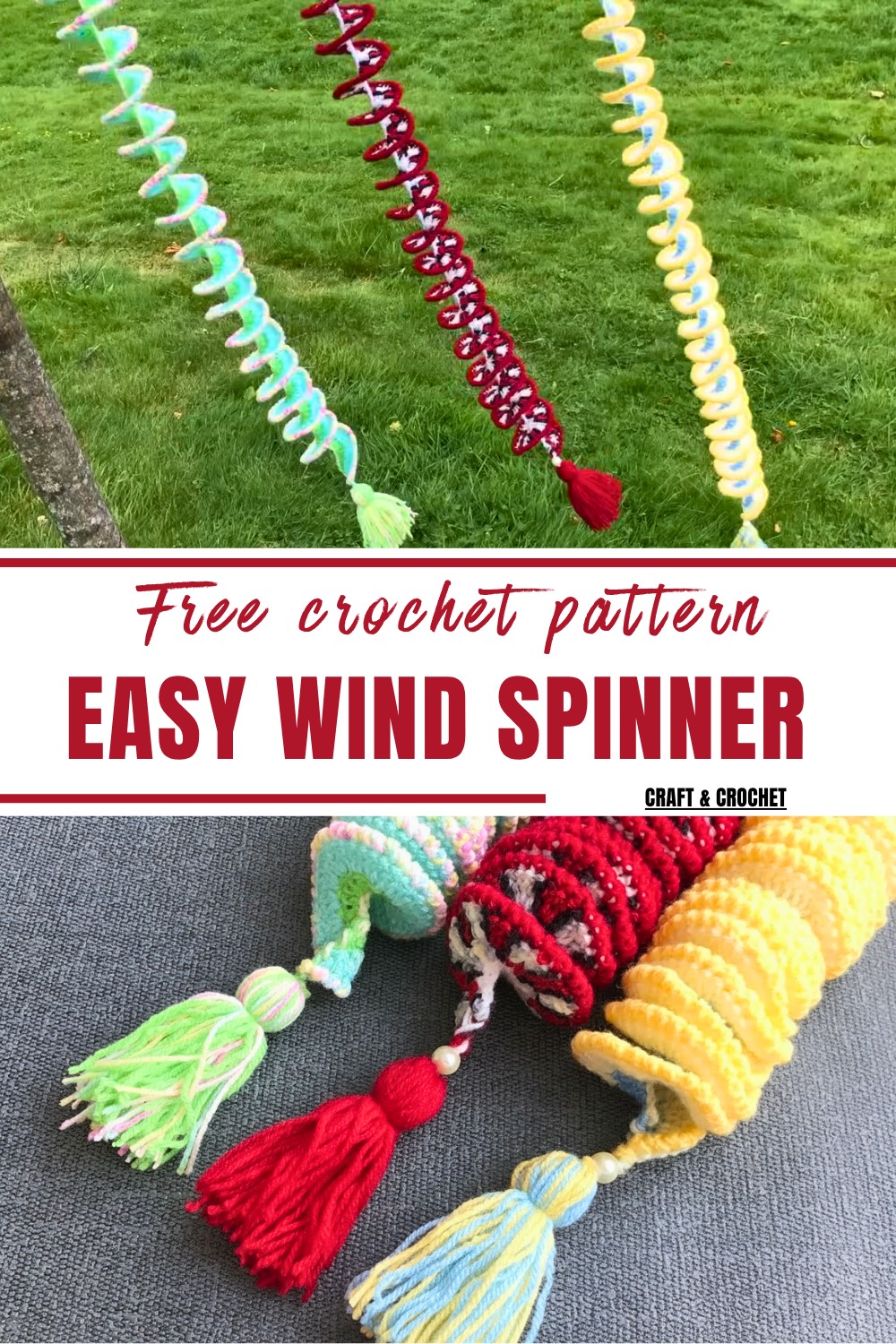 Easy Crochet Wind Spinner Pattern