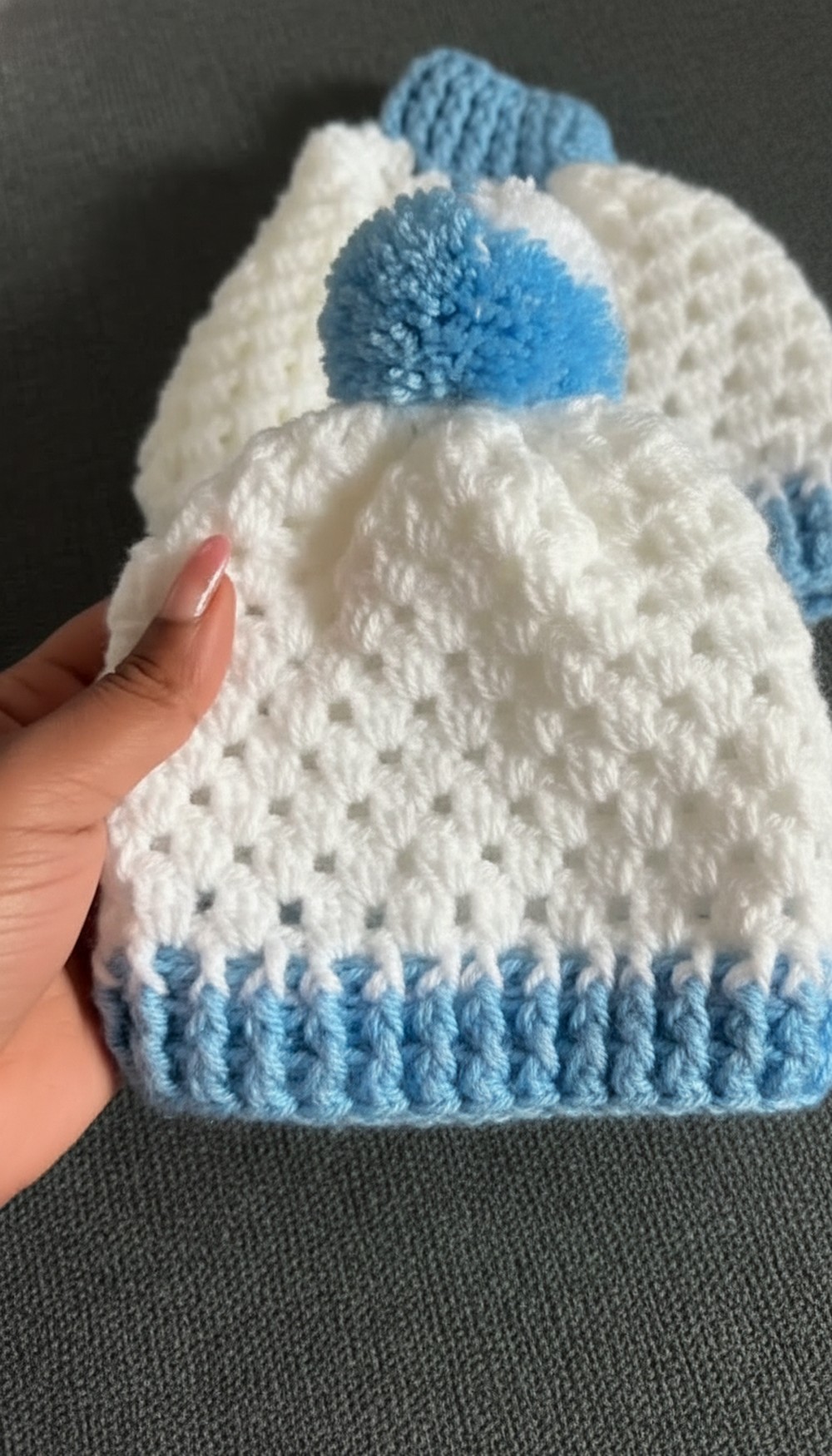 Easy & Fast Crochet Baby Hat Pattern 8
