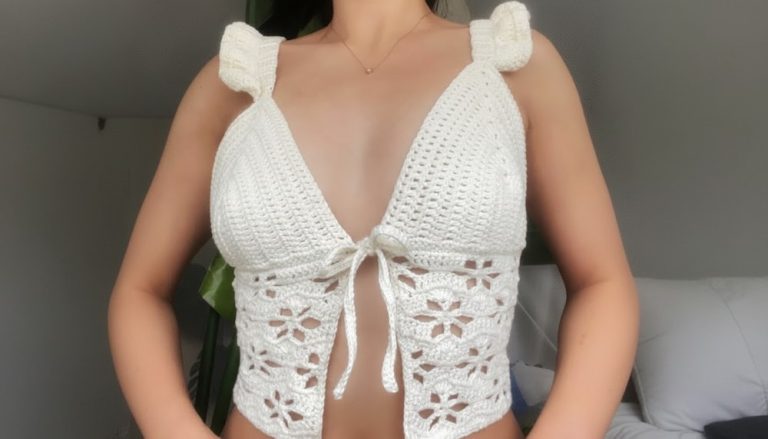 Handmade Cute Crochet Top Pattern 8