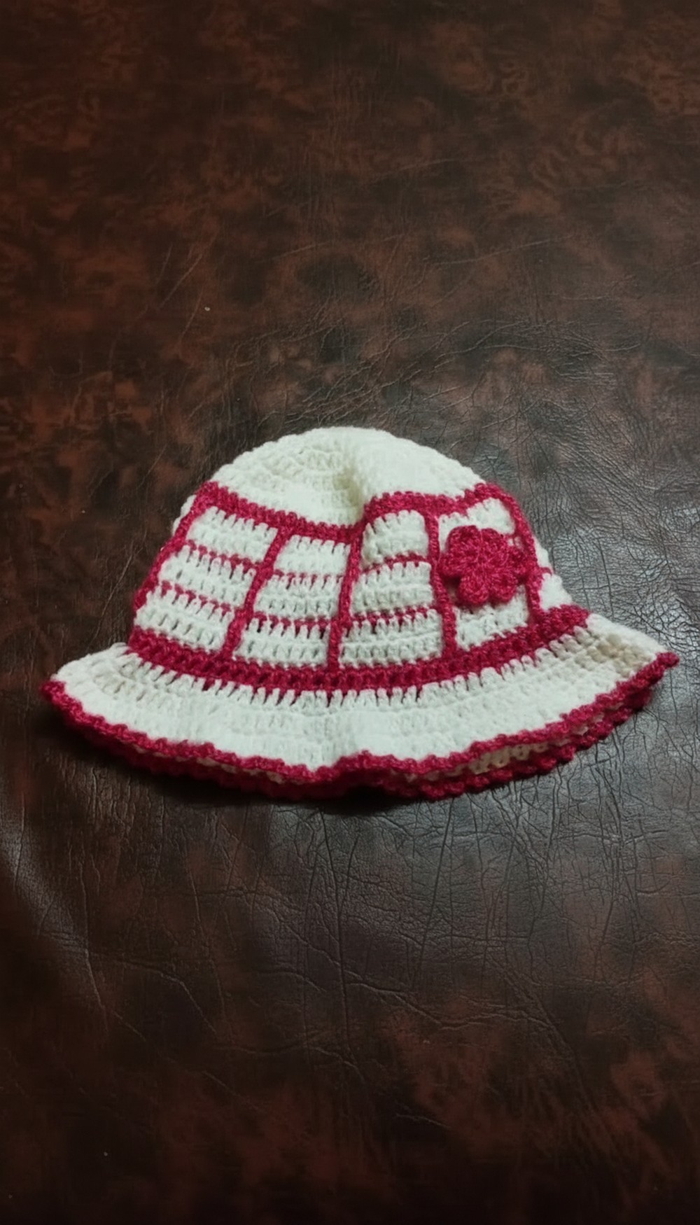 Simple Crochet Baby Sun Hat Pattern 7