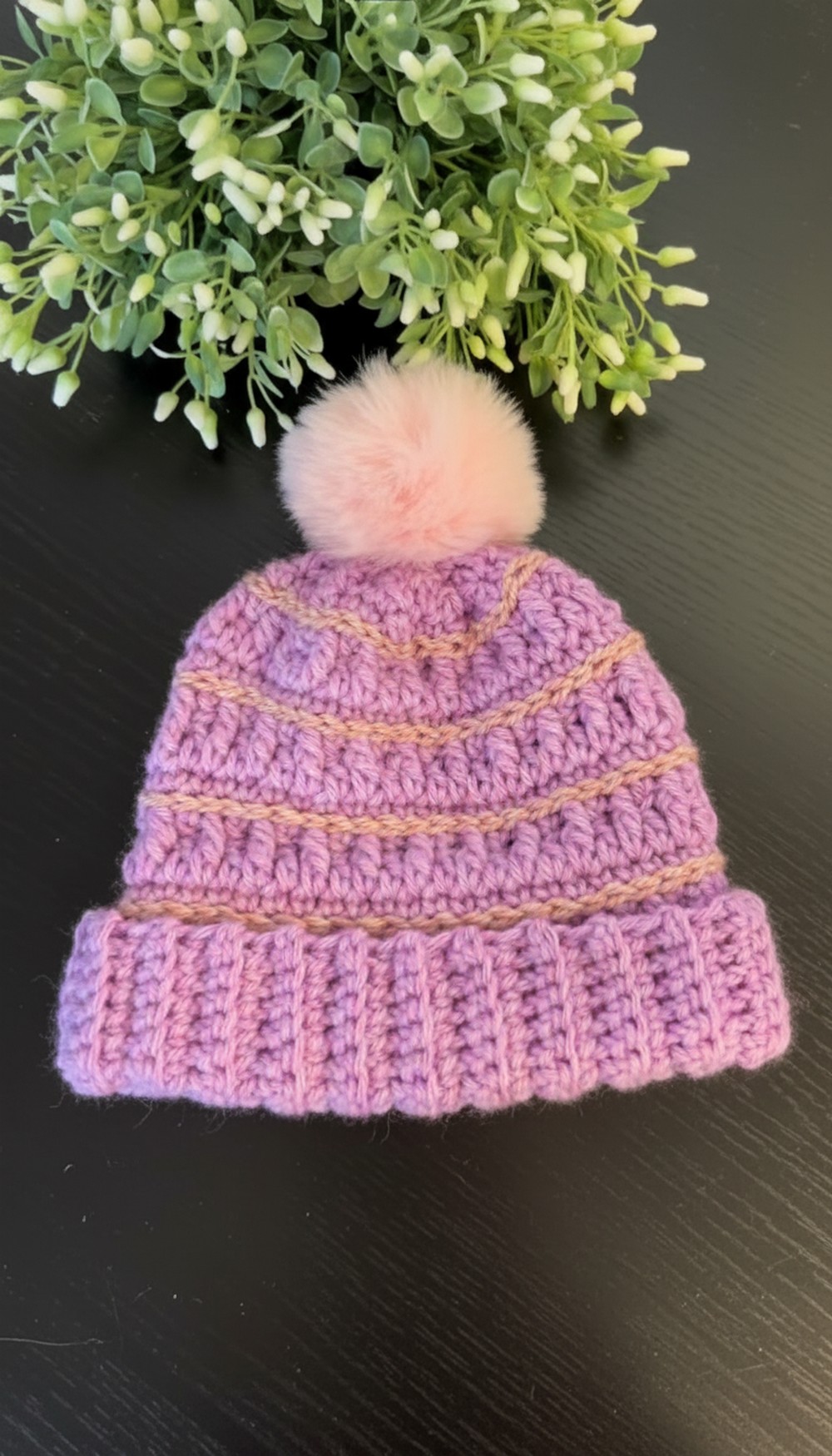 Super Easy Crochet Baby Hat Pattern 7