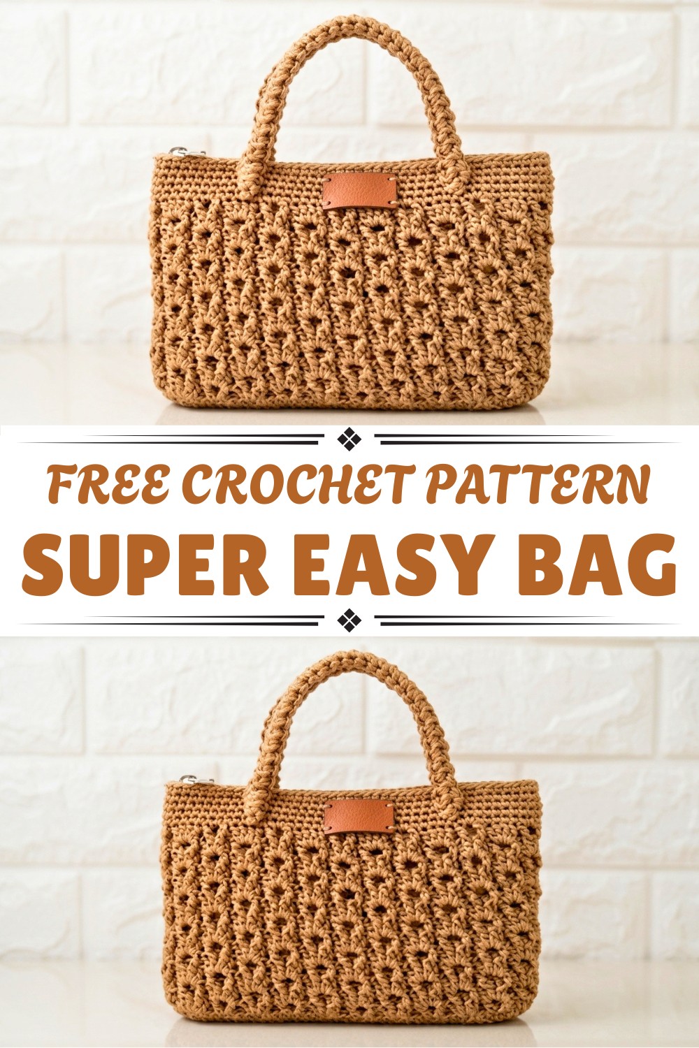 Super Easy Crochet Bag Pattern