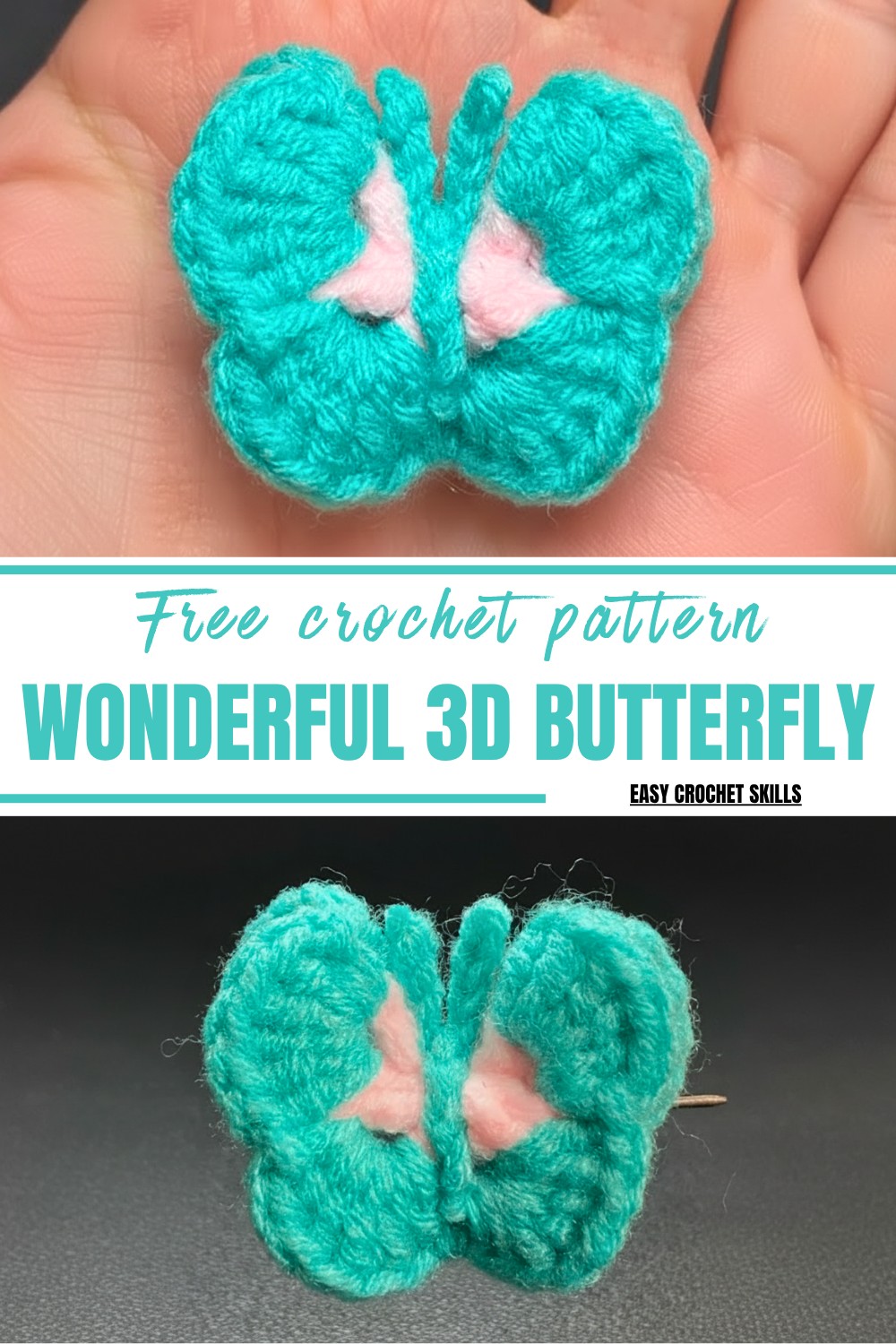 Wonderful Crochet 3D Butterfly Pattern