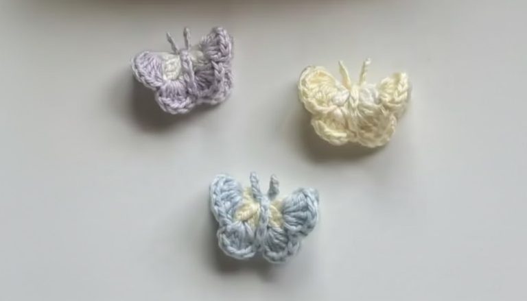 Wonderful Crochet Butterfly Pattern 7