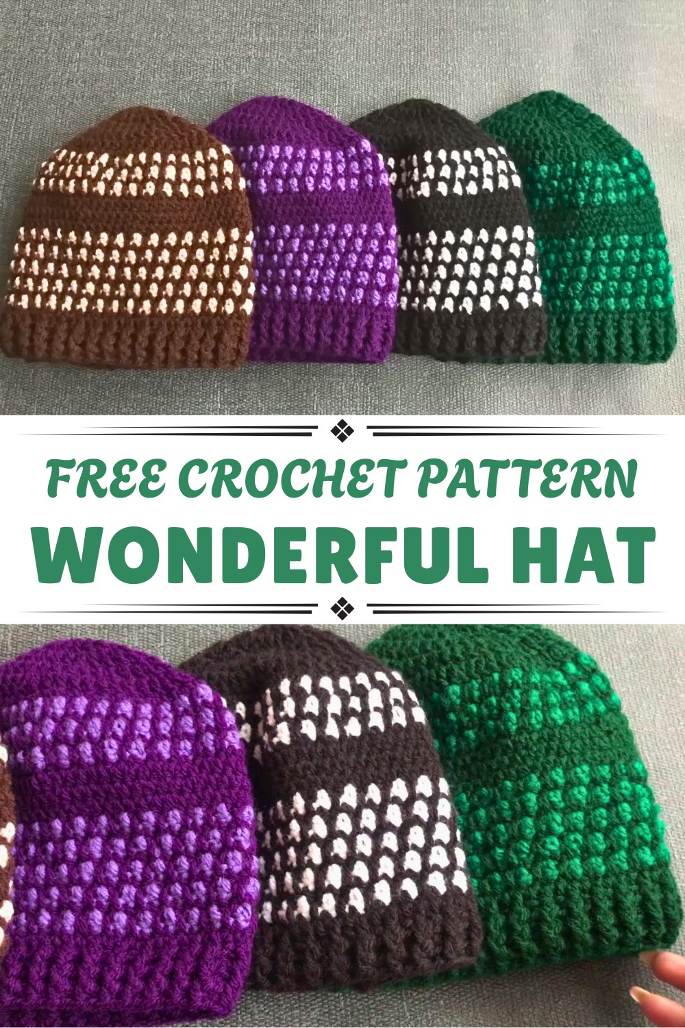 Wonderful Crochet Hat Pattern