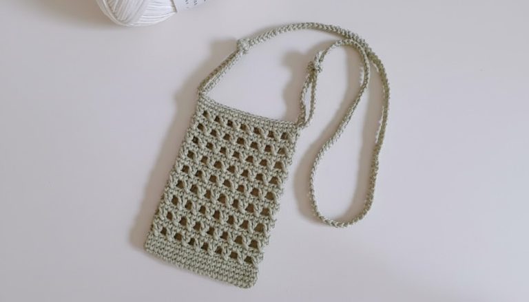 Wonderful Crochet Phone Bag Pattern 7